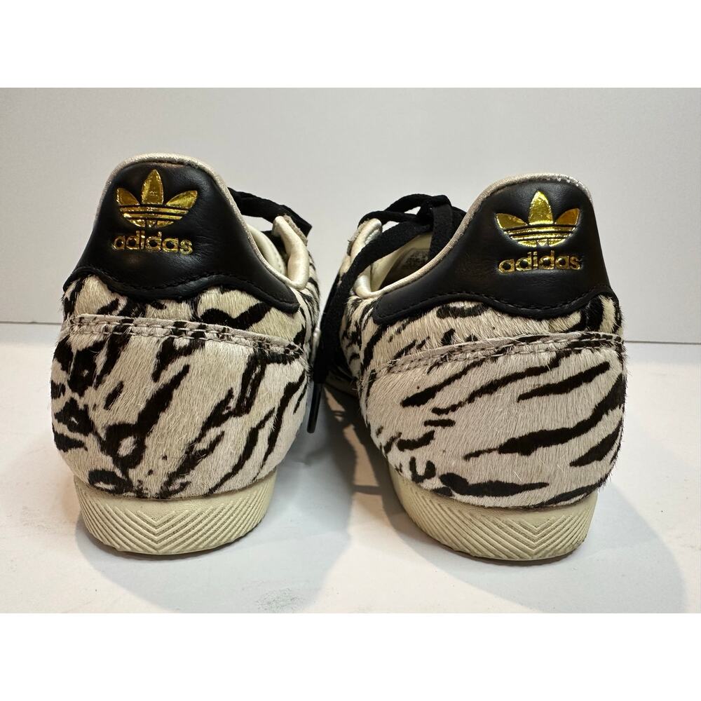 Adidas Originals Japan Pony Hair Sneakers Women’s 9.5 Zebra Print Low Top Shoes - Picture 5 of 10
